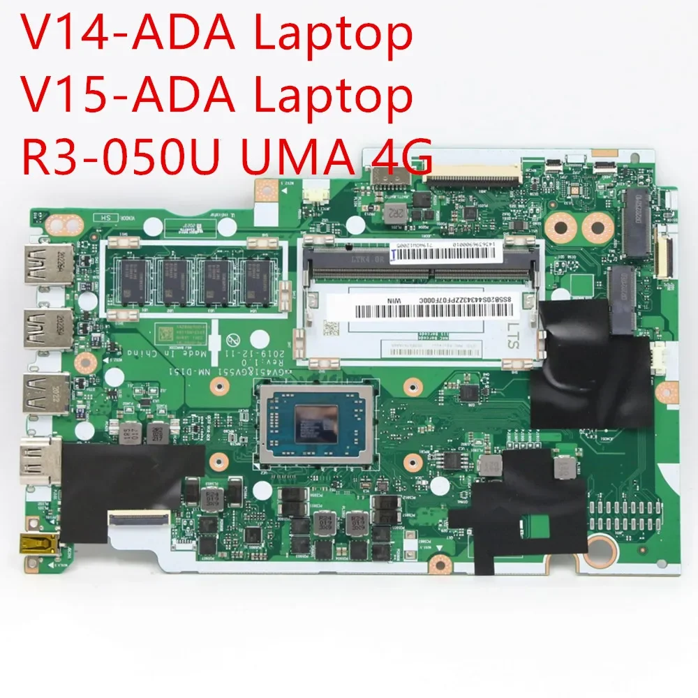 Motherboard For Lenovo V14-ADA/V15-ADA Laptop Mainboard 3050U UMA 4G 5B20S44343