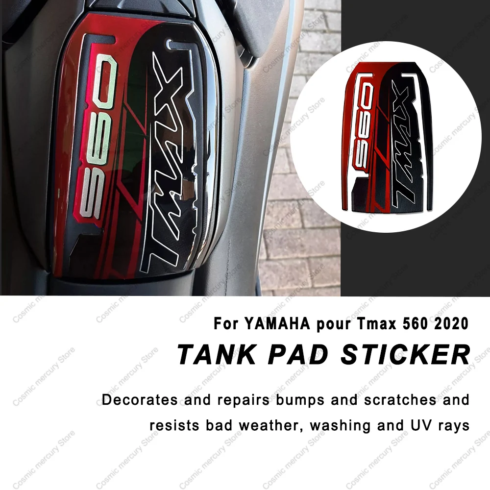 Motorcycle Accessories Tank Pad Sticker 3D Epoxy Resin Protective Sticker For YAMAHA pour Tmax 560 2020