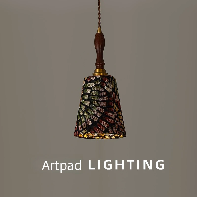 

Tiffany Art Decor Pendant Lights Vintage Hanging Lamp for Dining Room Kitchen Light Fixtures Home Bedroom Bedside Lamps