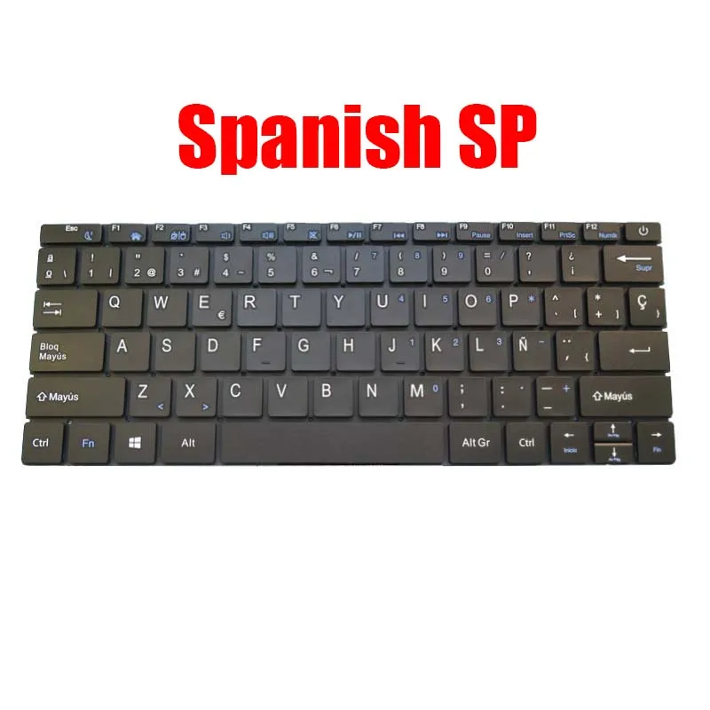 

Laptop Keyboard MB2751001 YXT-NB93-92 Spanish SP Black Without Backlit New