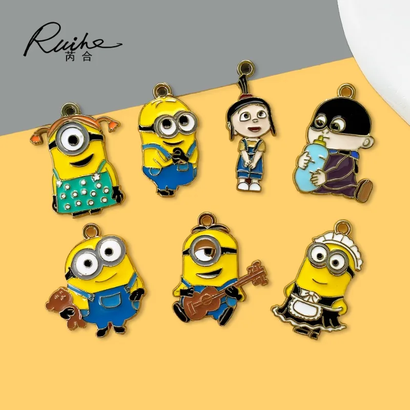 

Cartoon accessories Minions cute diy accessories, cartoon key chain, bag pendant, pendant necklace bracelet