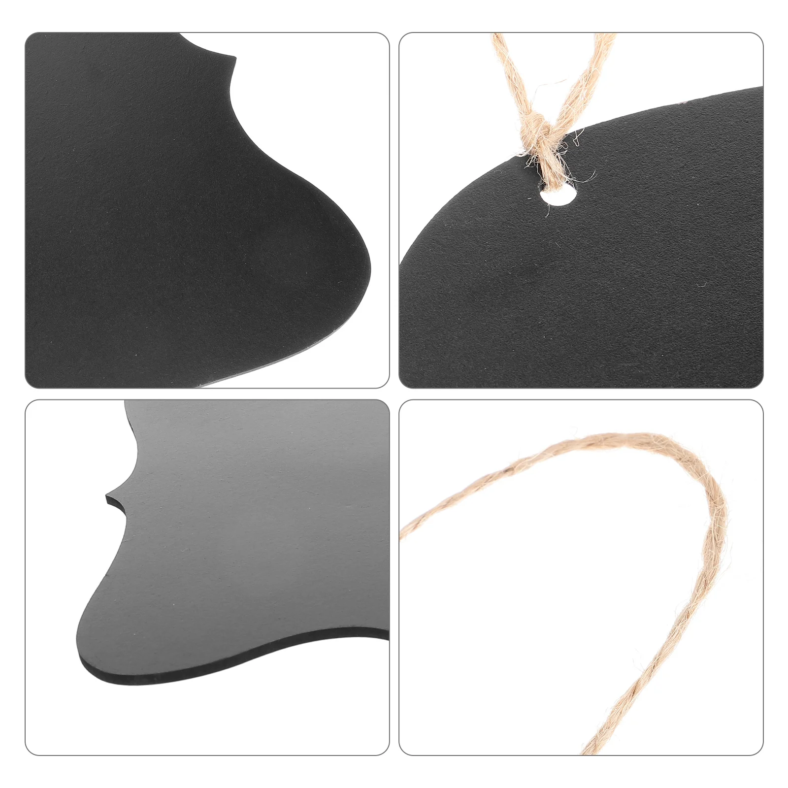 Chalkboard Sign Double-Sided Erasable Message Board Blackboard Wall Decor Signs with Hanging String (160210)