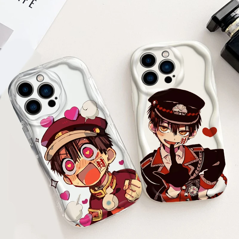 Toilet-bound Hanako-kun Cute For Apple iPhone 15 14 13 12 11 XS XR X Pro Max Plus Wave Oil Back Phone Case