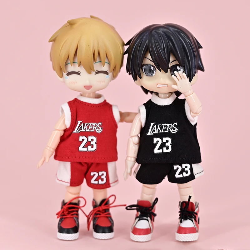 New Ob11 Doll Basketball Sportswear Clothes Dolls Sports T-Shirt Shorts For Obitsu11, Gsc, Molly, P9, Ymy, 1/12bjd Toy