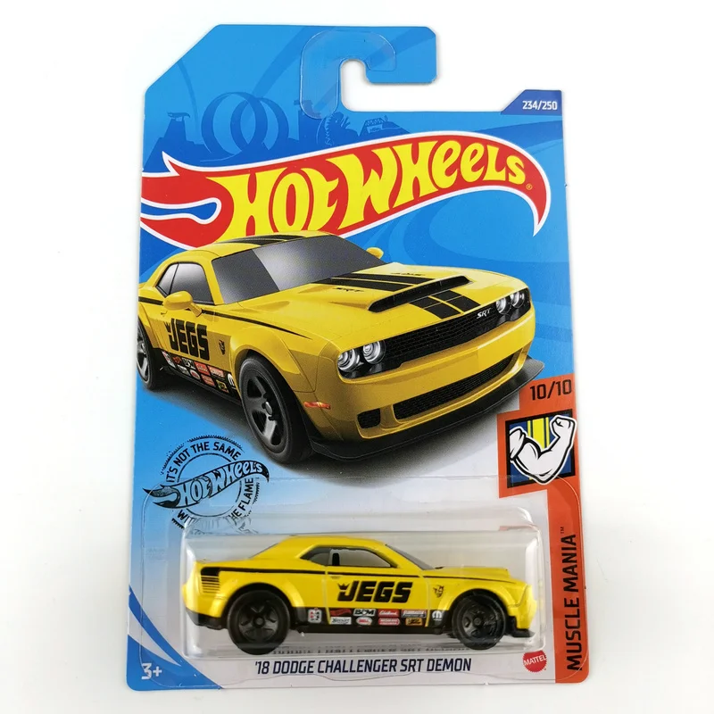 Hot Wheels 1/64  18 DODGE CHALLENGER SRT DEMON series  Metal Die-cast Model Collection Toy Vehicles