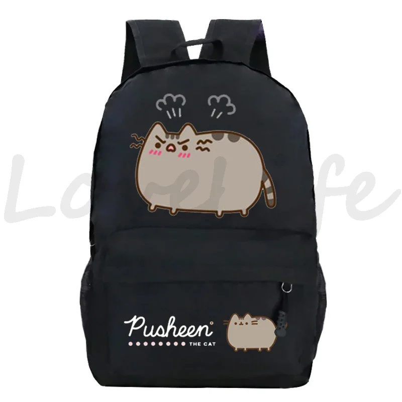 

Children Anime School Bags Cartoon Cat School Backpack Boys Girls Back to School Gift Rucksack Mochila 16 Inch Zipper Knapsack