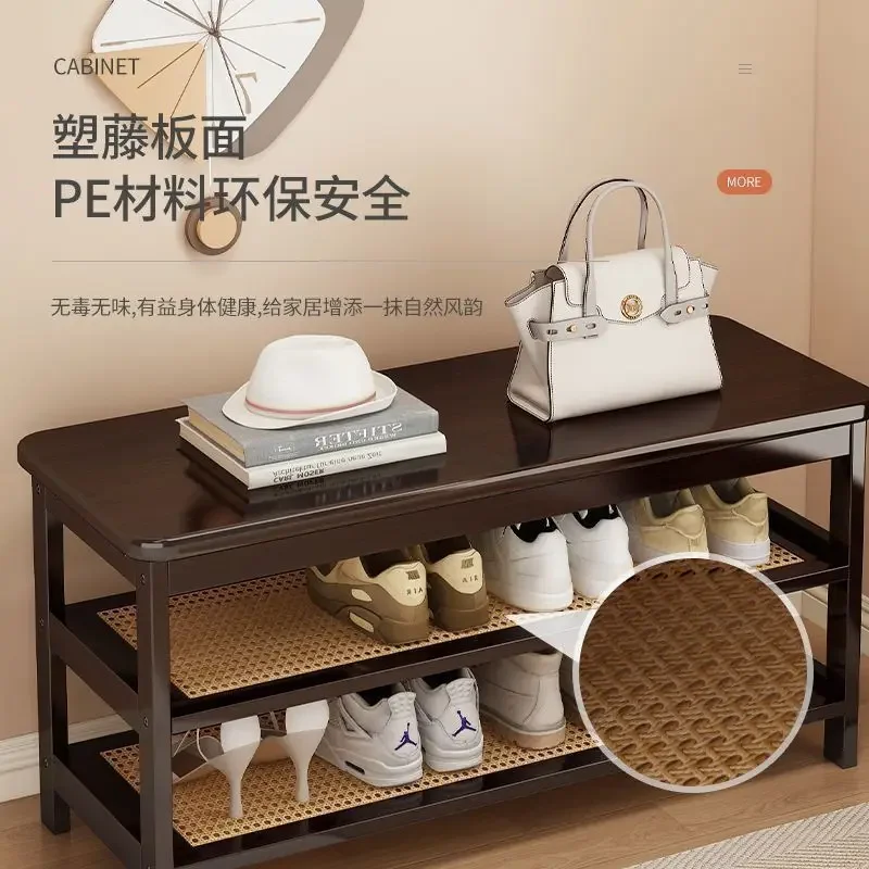 

Shoe Changing Stools Household Door Side Simple Can Sit on Shoe Rack Shelf Multifunctional Shoe Cabinets Living Room Furniture