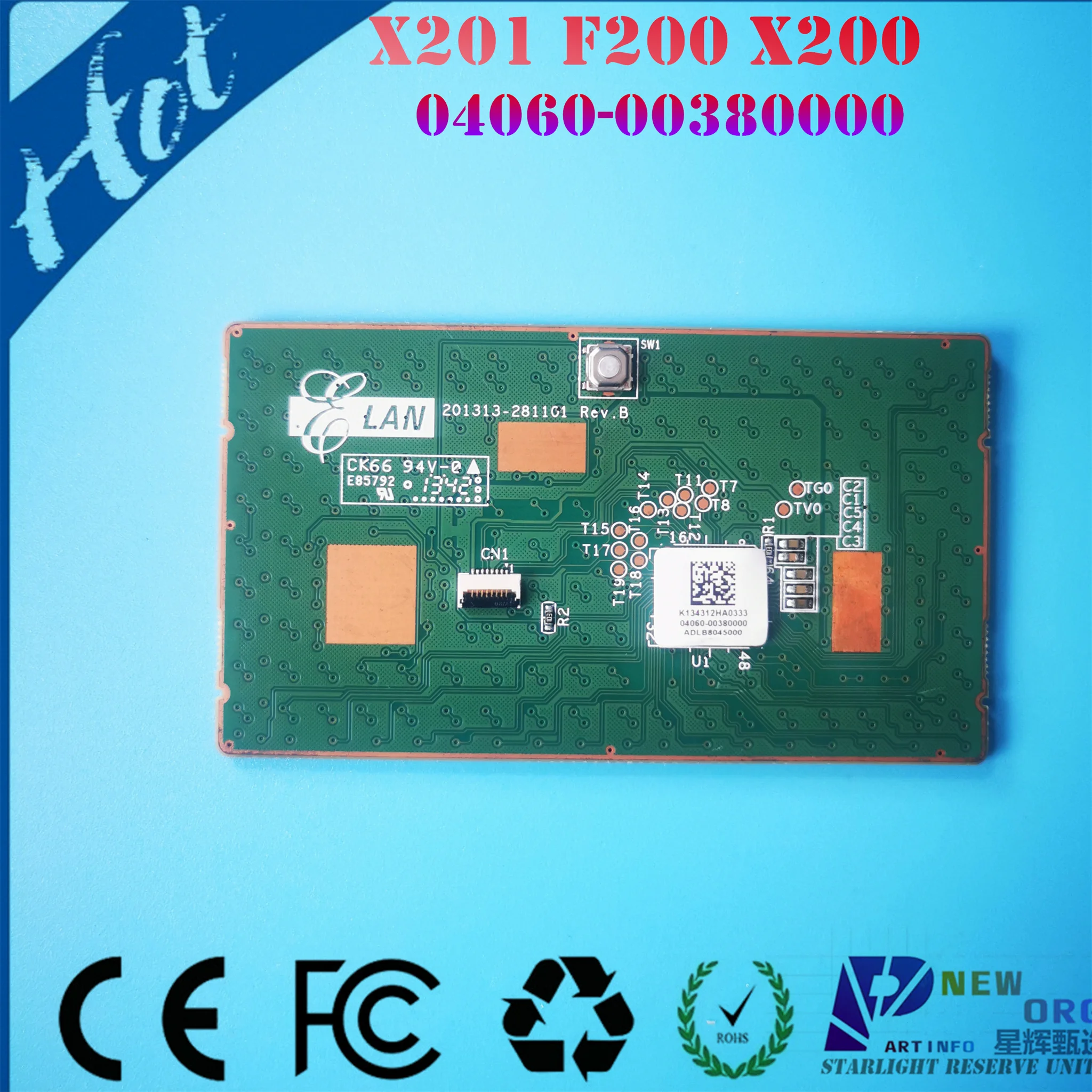 

Laptop touchpad for ASUS F200 F200CA F200LA F200MA X200 X200C X200L X200LA X200M X200MA X201BA R202CA R202L 04060-00380000