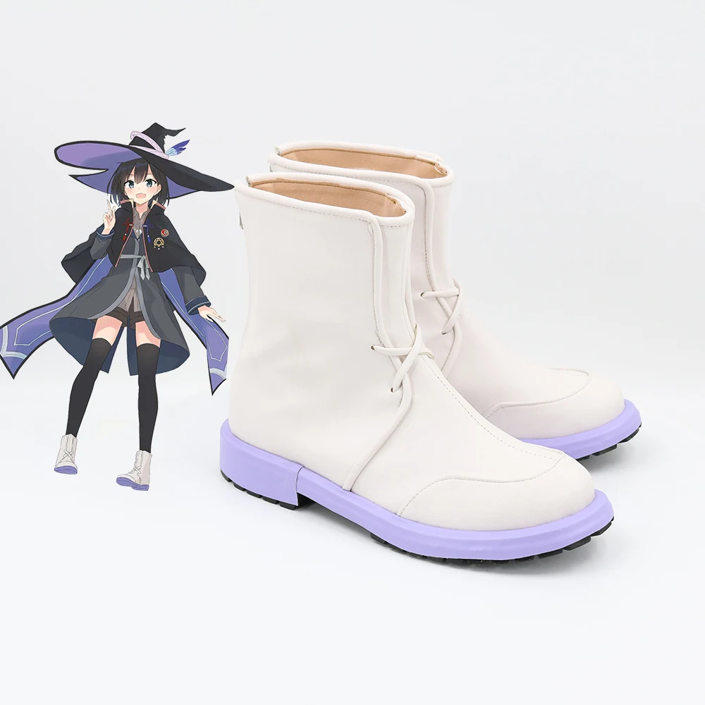 Anime Wandering Witch Elaina의 여행 코스프레 신발 Saya 부츠 신발 할로윈 파티 코스프레 여성용