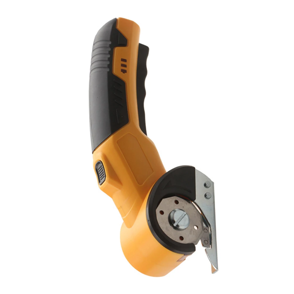 

Quick and Efficient Electric Scissors Safety Mechanism and Ergonomic Design for Comfortable Cutting of Fabric and Leather
