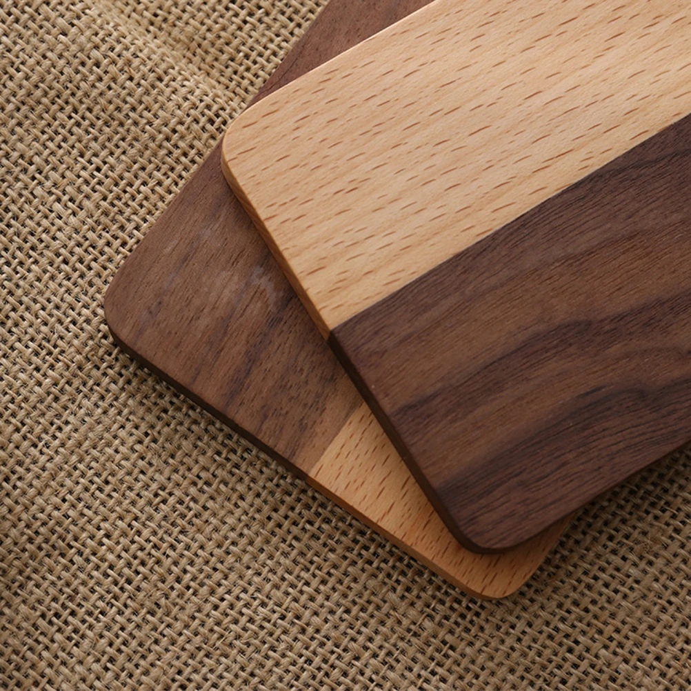 

Wooden Coasters Solid Wood Thermal Insulation Placemat Non Slip Heat Resistance Home Office Party Banquet Hotel Decor Gift Tea