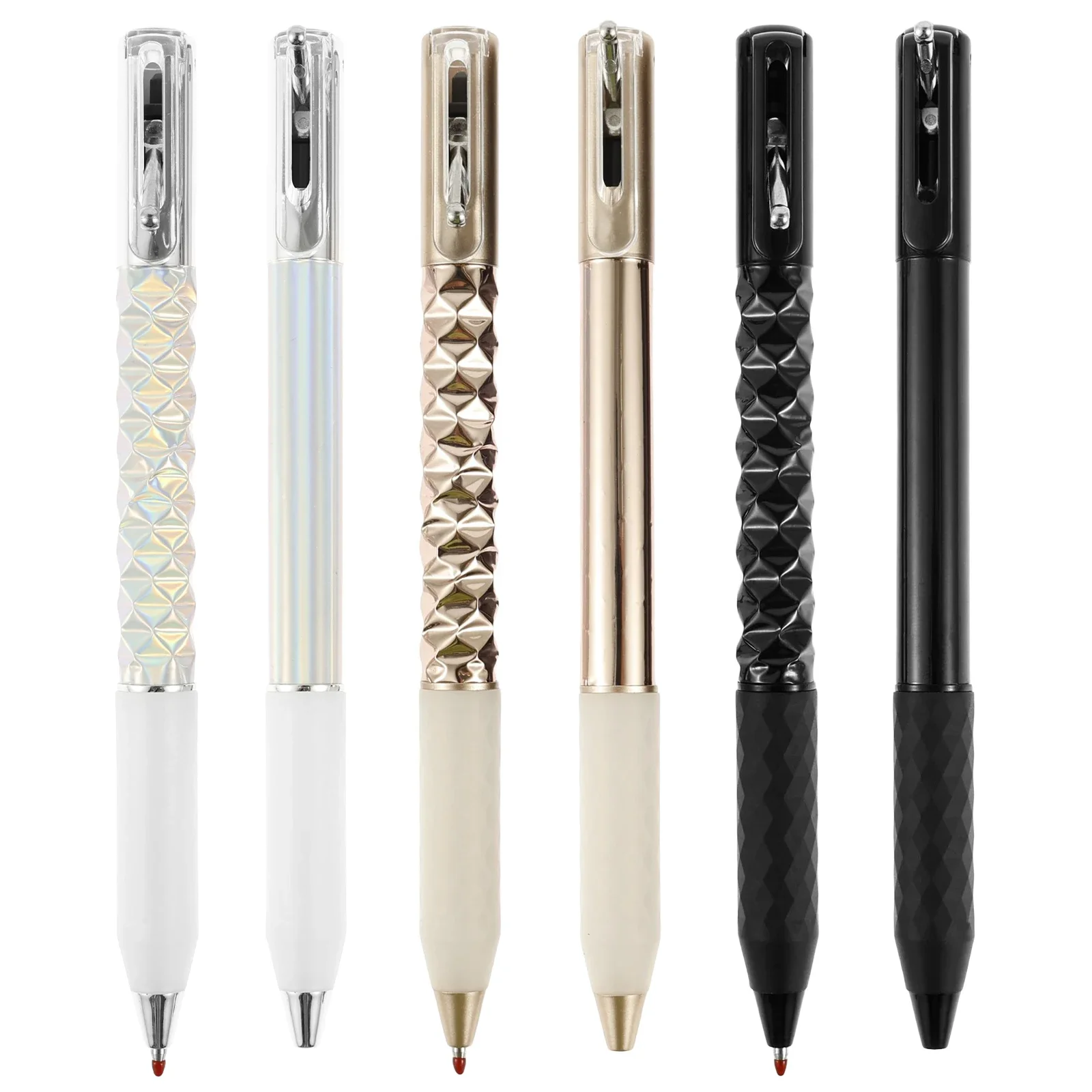 

Набор из 6 геометрических ручек-анаморфотиков: забавные, хрустящие, сенсорные, меняющие форму, для снятия стресса, для школы и офиса