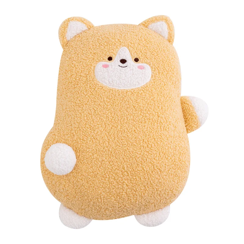 

New 40cm Squisy Cartoon Plush Pillow Shiba Inu Dog Cats Bunny Brown Bear Animal Toy Stuffed Cushion Home Decor Lovely Birthday