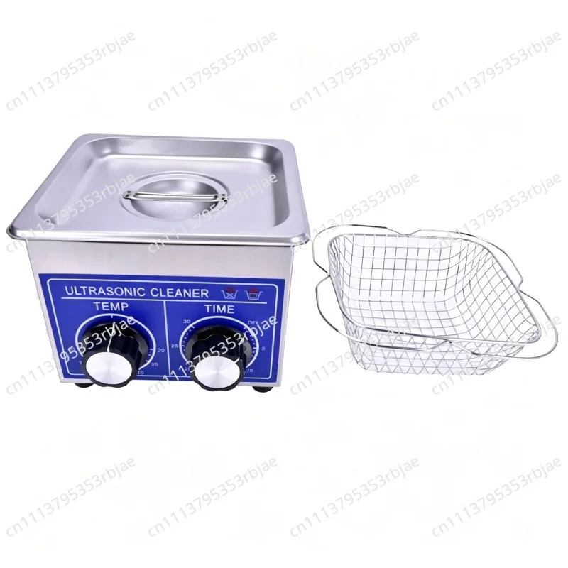 1.3L Small Ultrasonic Cleaner Heater & Timer 60W 40KHZ for Household Glasses Jewelry Ultrasonic Cleaner With Basket