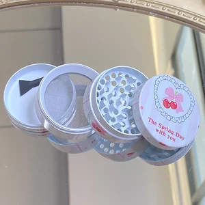 مطحنة مطحنة وردية كسارة التوابل ، اكسسوارات التدخين ، هدية جرلي ، هدية عيد ميلاد ، 40 مم ، 50 مم ، 1 قطعة أفضل 10 طقم ماريجوانا وردية مبيعا - رقم 3