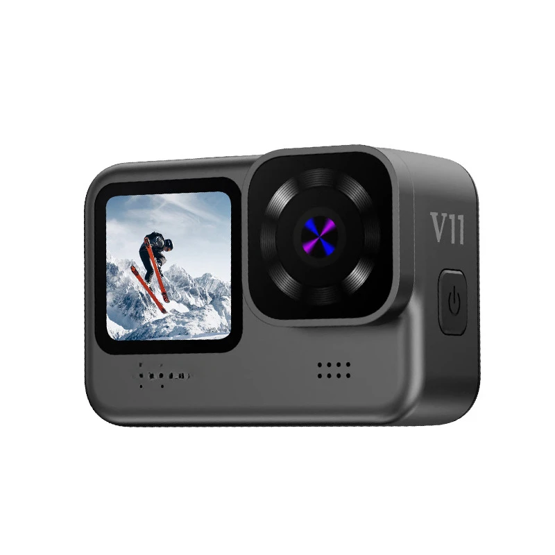 V11 dual color screen waterproof and anti-shake sports camera 5K high definition outdoor travel riding digital camera