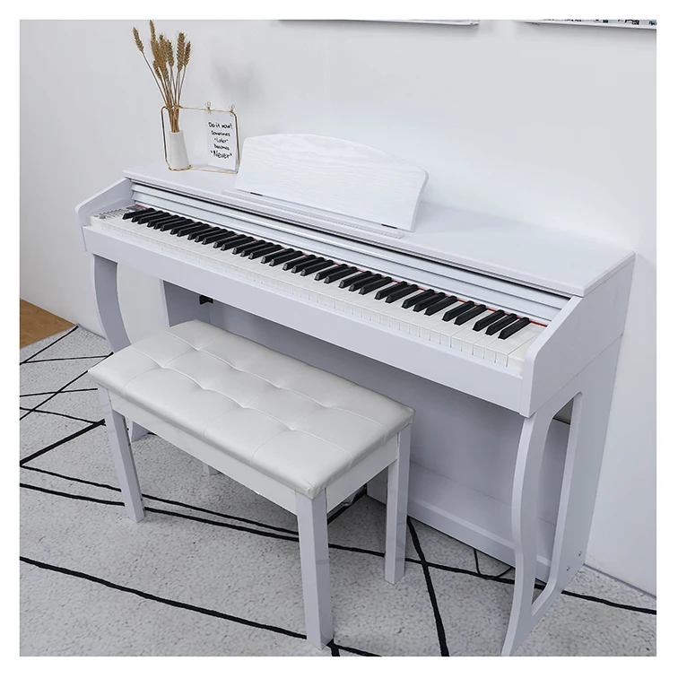 OEM Keyboard Digital Piano 88 Keys Electric Piano White Customize Wood Sound Professional Button Hammer Progressive