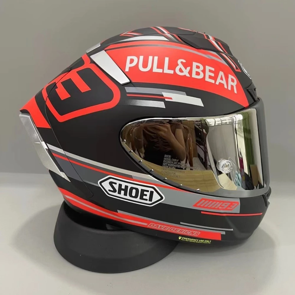 SHOEI X14 Red Ant Race Edition Motorcycle Helmet Full Face Helmet Unisex Men Women All-Season SHOEI Helmet X14