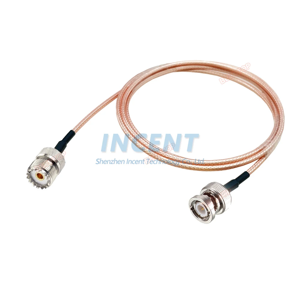 VOIONAIR VOIONAIR UHF PL259 Male To BNC Male for Antenna Radio Cable RG316 RF Coaxial Cable