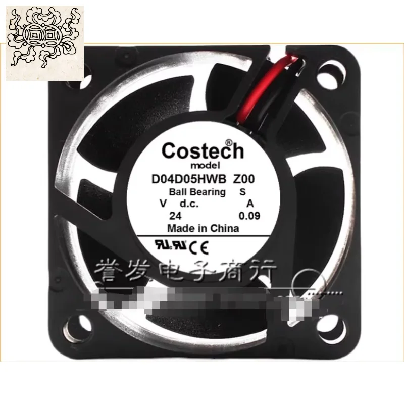 

Ltsf For COSTECH D04D05HWB DC 24V 0.09A 40x40x20mm 2-Wire Server Cooling Fan
