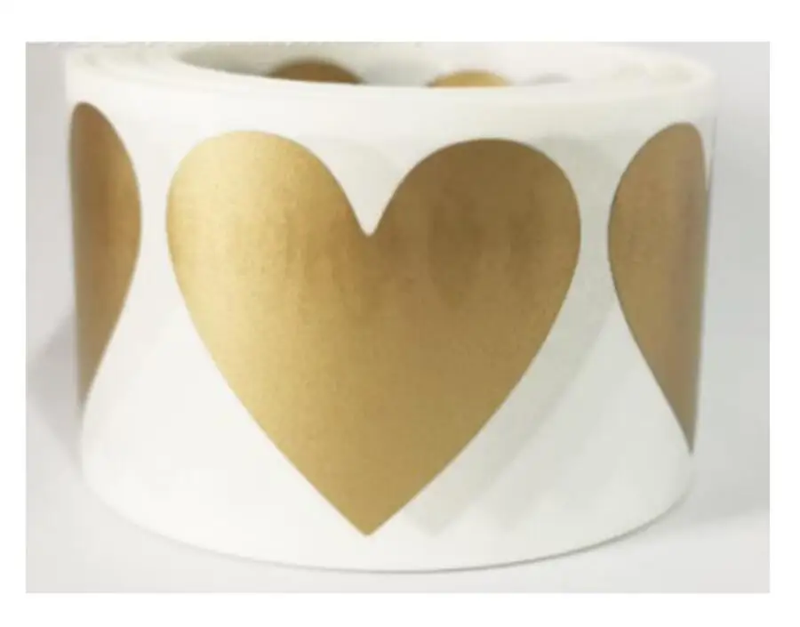 300pcs 30X35mm 5 colors Scratch Off Stickers Heart Shape Labels sticker DIY handmade for game Scratch Sticker Labels stationer