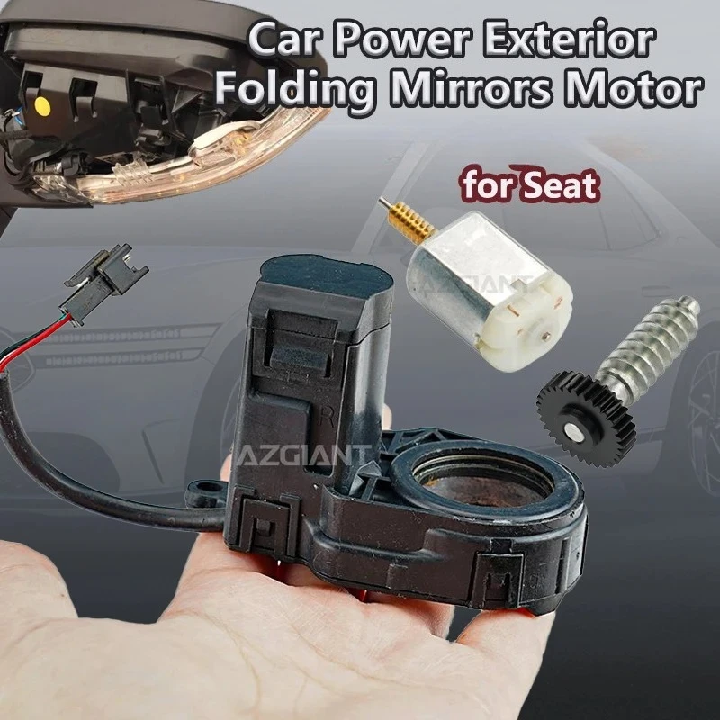 AZGIANT For Seat Leon III/Alhambra 2012-2018/2010-2021 Car Door Side Mirror Electric Fold Right Left 12V Motor 31 Teeth gear