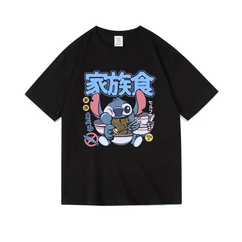 تي شيرت لطيف ستيتش ستار بيبي مطبوع برقبة دائرية قصيرة نصف كم للأولاد والبنات والأطفال صيفي مريح من القطن الخالص الناعم #4