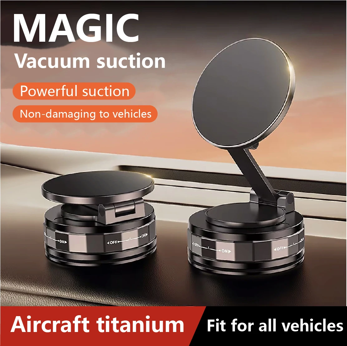 

360° Rotatable Magnetic Phone Holder That Won't Fall Off, Bumpy Road Proof Car Mount, Universal Magnetic for Multiple Scenarios