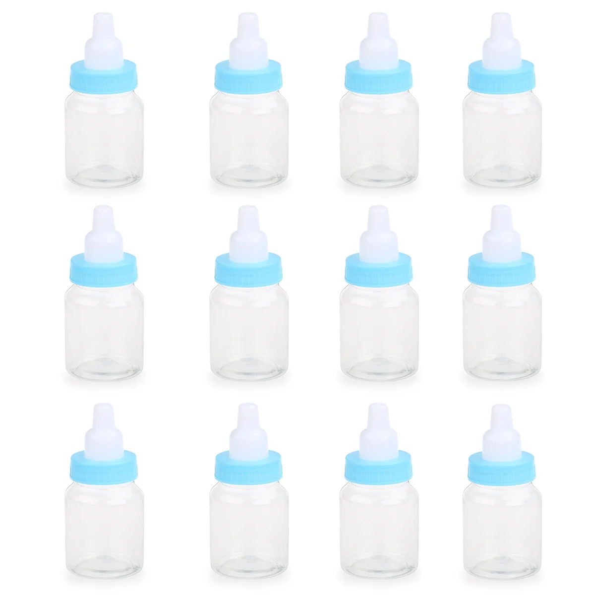 24 Pcs Baby Boy Gifts Candies Shower Bottle Candy Feeding Mini Blue Decorative Child