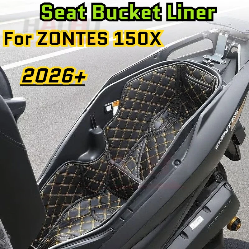 2026 for ZONTES 150X 150 X 125X  Motorcycle Seat Bucket Liner Pad Storage Luggage Box Lining Pad Accessories
