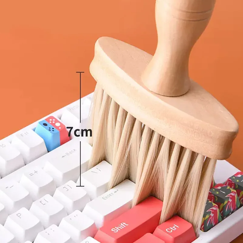 Car interior cleaning tools, multi-function cleaning brushes, car wash brushes, keyboard gap dust removal solid wood brushes