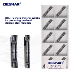 DESKAR 100% Original MGMN150 200 250 300 400 500-G -M -DR LDA High-quality CNC Lathe Cutter Cutting Carbide Blade Slotting Tools