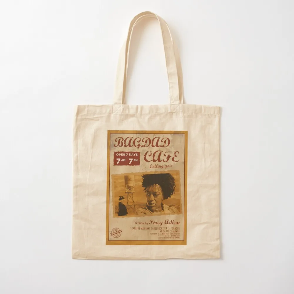 

Bagdad cafe Tote Bag Подарочные пакеты ручная сумка женская женская сумка супермаркет складная сумка Холщовая сумка