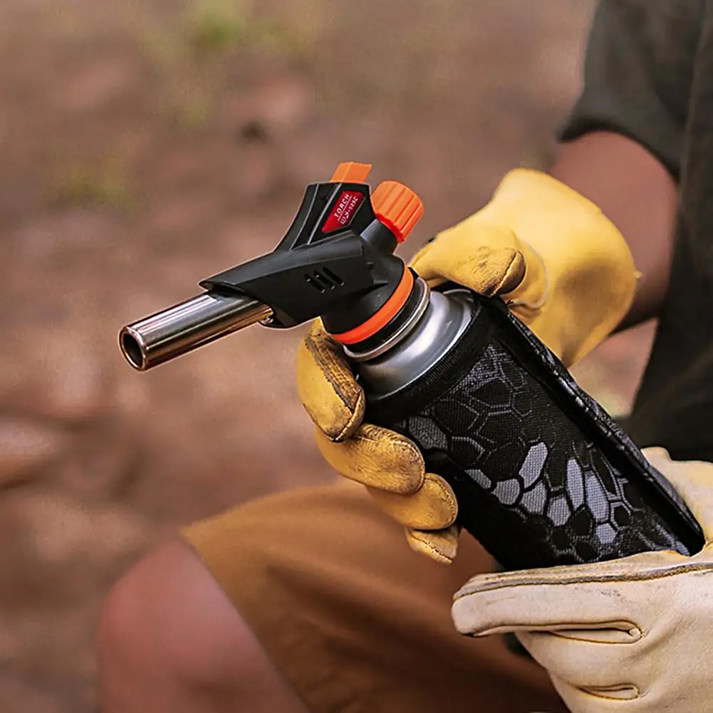 

Camping Torch Practical Flame Adjustable Lightweight High Hardness Cooking Torch Ignitor Head Camping Gear