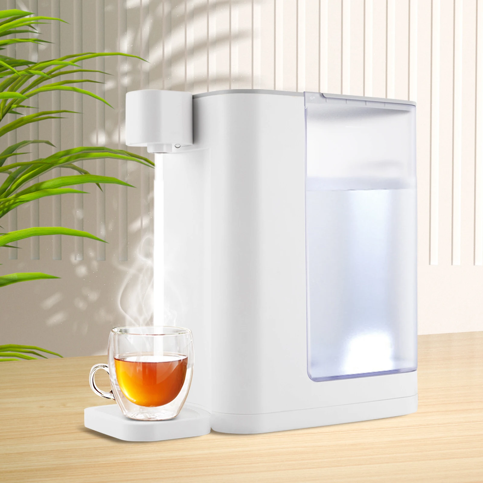 

3L Electric Water Kettles Instant Hot Water Dispenser Tea Coffee Pot 2000W 110V