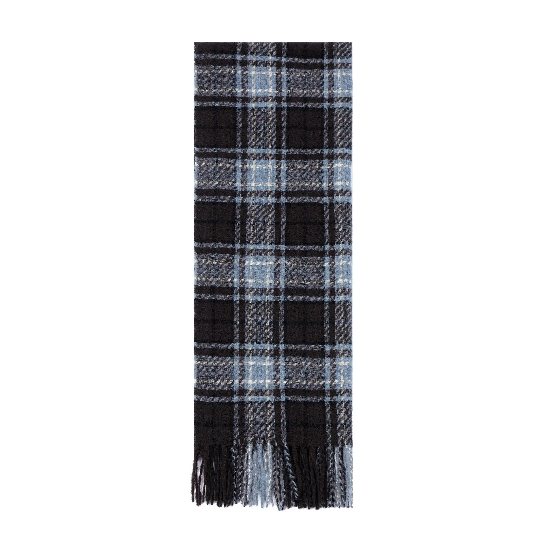 Blue Plaid Scarf Aw… - image