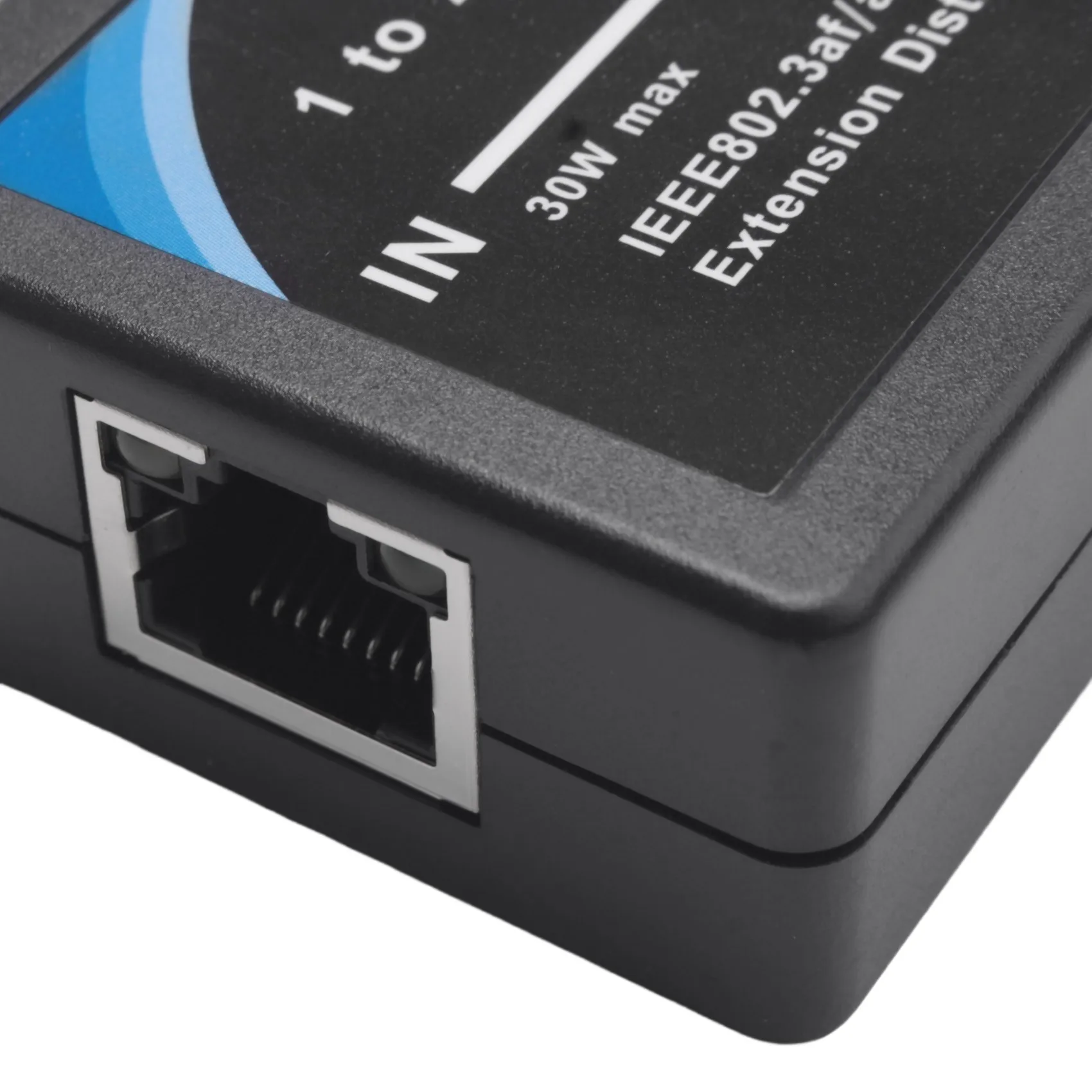 

A02R 2 Port POE Extender 10/100Mbps with IEEE 802.3Af Standard Input / Output for IP Camera Extend 100 Meters for POE Range