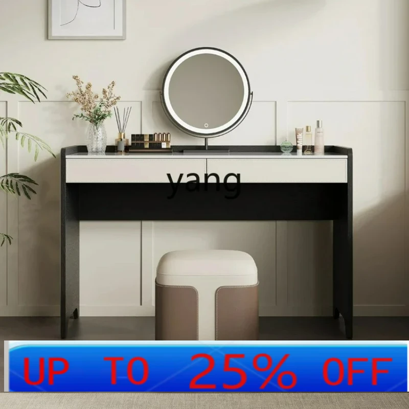 

LTT Minimalist Dressing Table Bedroom Small Apartment Light Luxury Modern Stone Plate Makeup Table