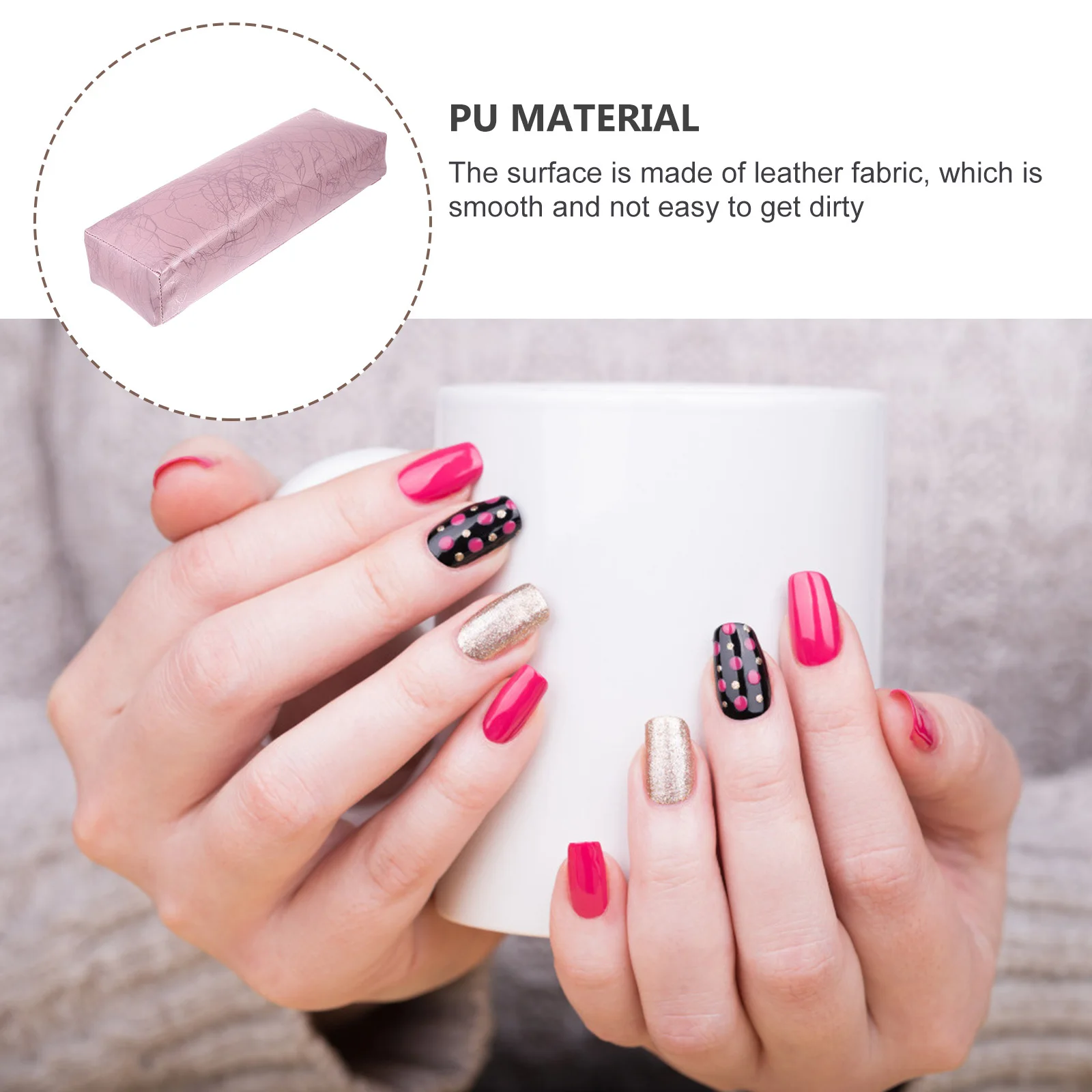 

Manicure Hand Cushion Nail Art Hand Rest Wrist Support For Nail Salon Accessory Tool Arm Rest