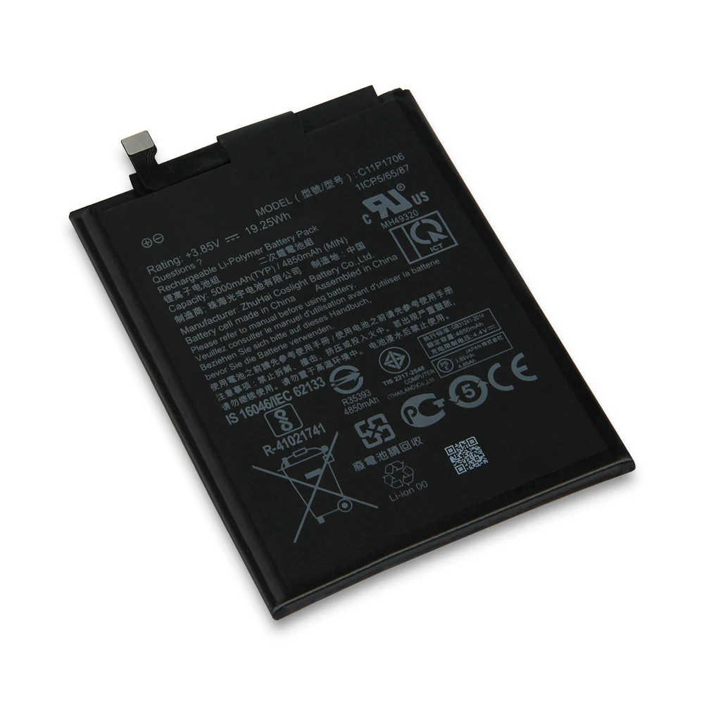 NEW Replacement Battery C11P1706 For ASUS Zenfone Max Pro M1 6.0 Inch ZB601KL ZB602KL X00TDE X00TDB 5000mAh Battery