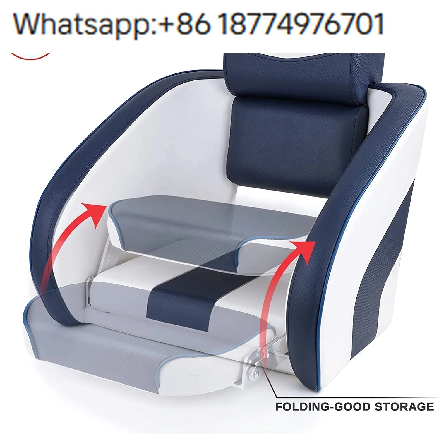 PATENT Wholesale Seat Waterproof Transportation Vehicle Yacht Marine Boat Operator Mechanical Suspension Captain Boat Seat