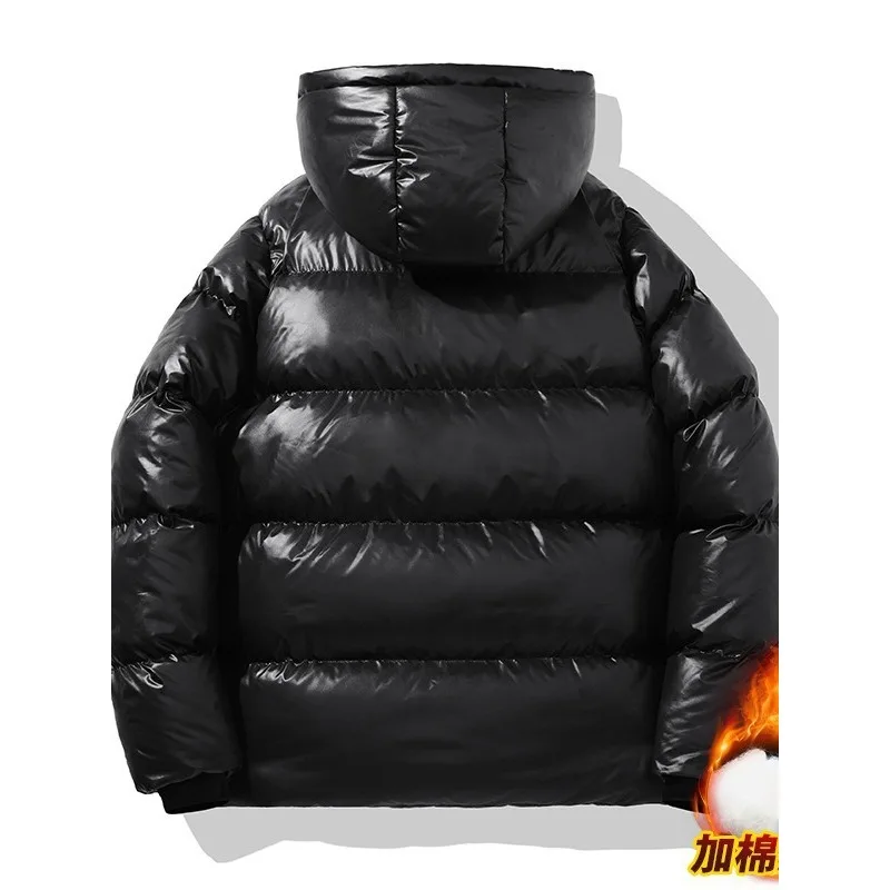 New 2024 Male Parkas Plus Size Fashion Man Jacket and Coat Men Thick Winter Jacket Warm Wool Liner Windproof 4XL Hooded jacket