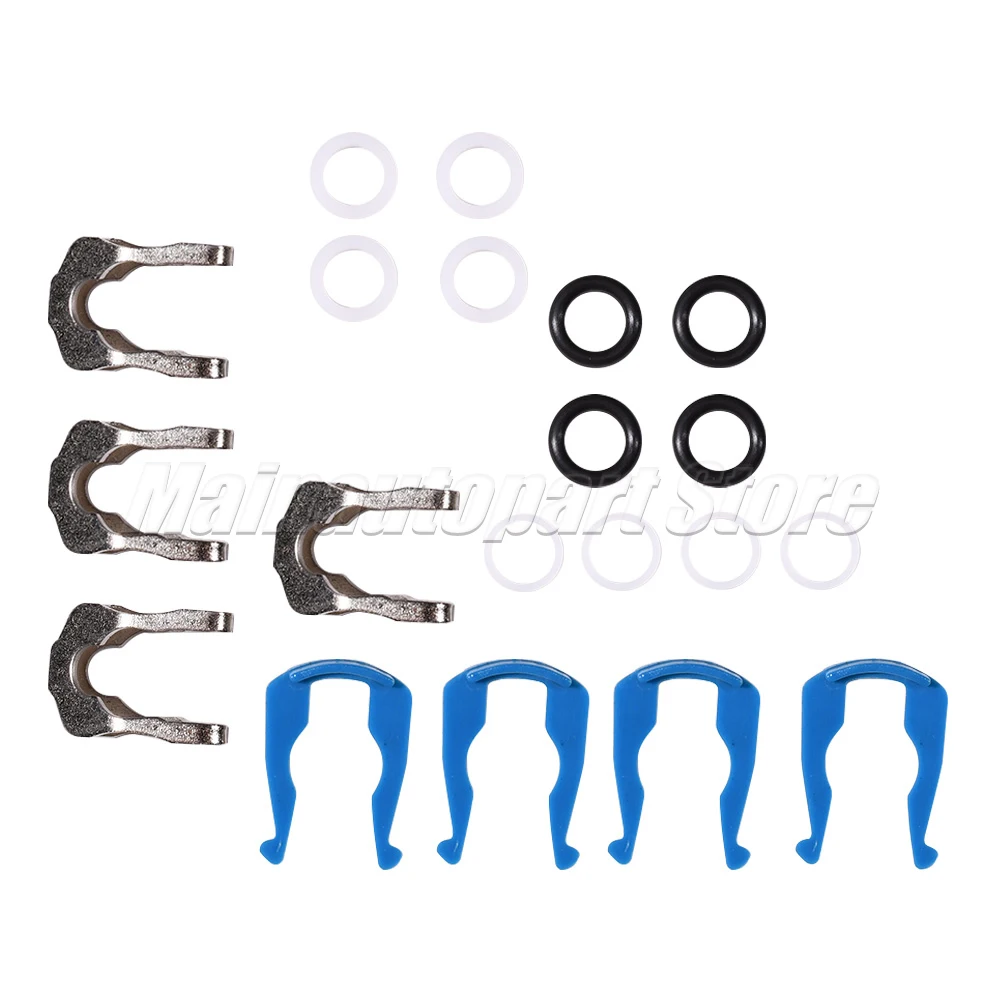 Car Engine Petrol Fuel Delivery Injector Air Intake Seal Repair kit 93177629 93184861 For Vauxhall Opel Signum 2003-2008 2.2L