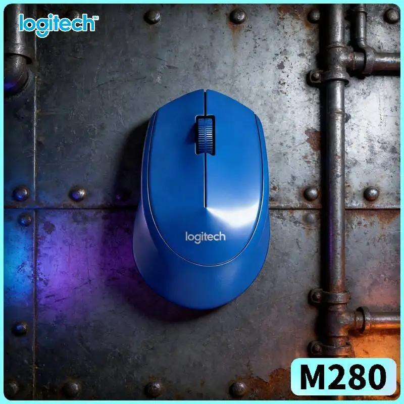 

Беспроводная мышь Logitech M280 2,4 ГГц с нано-приемником, 1000 DPI, мягкая рукоятка, 18 месяцев автономной работы, для офиса, настольных ПК и ноутбуков