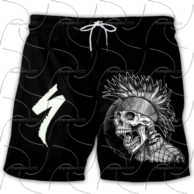 

New 2026 3D Printed Shorts, Fashionable Clothing, Devil Skeleton Shorts, Street Fashion Clothing, Unisex, Eye-catching, Cycling