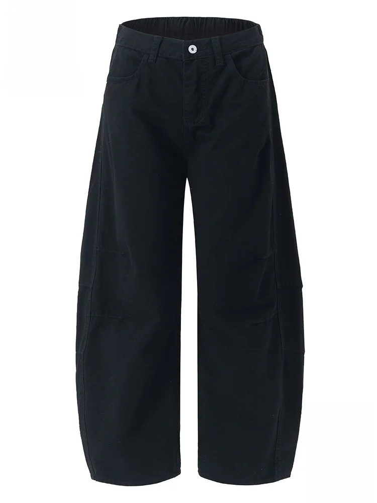 

Мужские повседневные брюки Paul Frank свободного прямого кроя из чистого хлопка, широкие брюки в американском стиле, осенняя коллекция