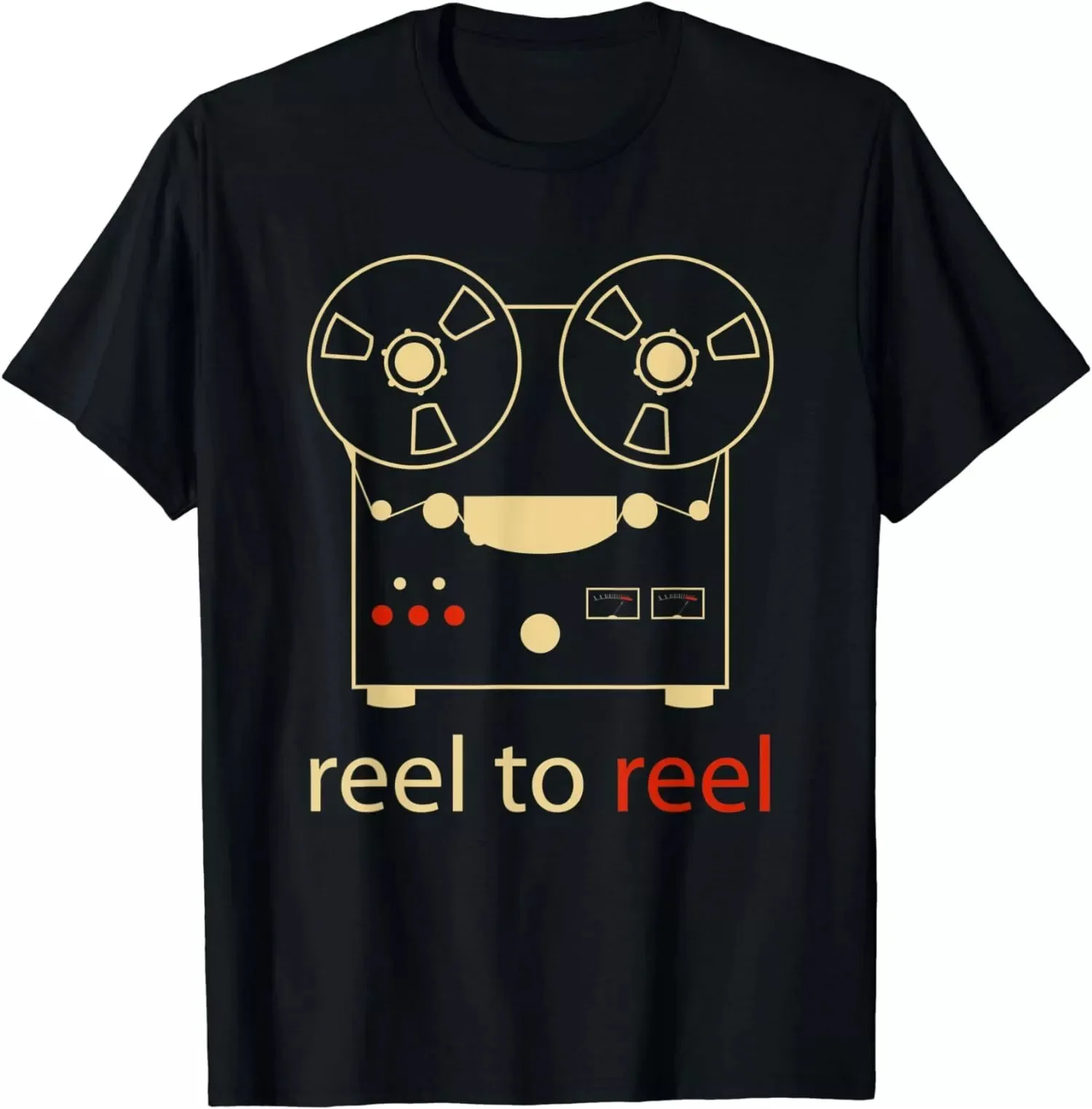 Analog Tape Hi-Fi Vintage Stereo Reel To Reel T-Shirt