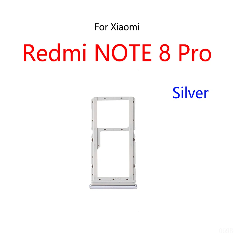 For Xiaomi Redmi NOTE 8 Pro SIM Card Slot Tray Holder Sim Card Reader Socket