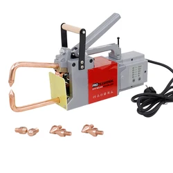 220V Resistance Spot Welding Machine Welding Thickness 1.5+1.5mm Steel Plate Sheet Metal Portable Spot Welder OL8000