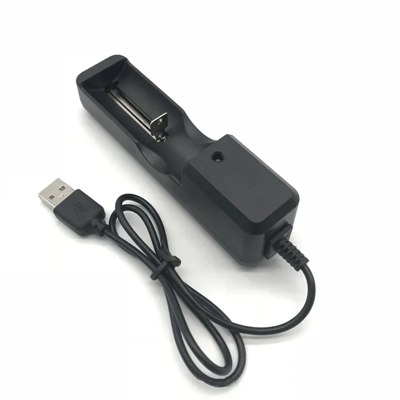 18650 Battery Charger 1 Slot 18650 Charging  Rechargeable Lithium Battery USB Charger For 26650 16340 14500 18500